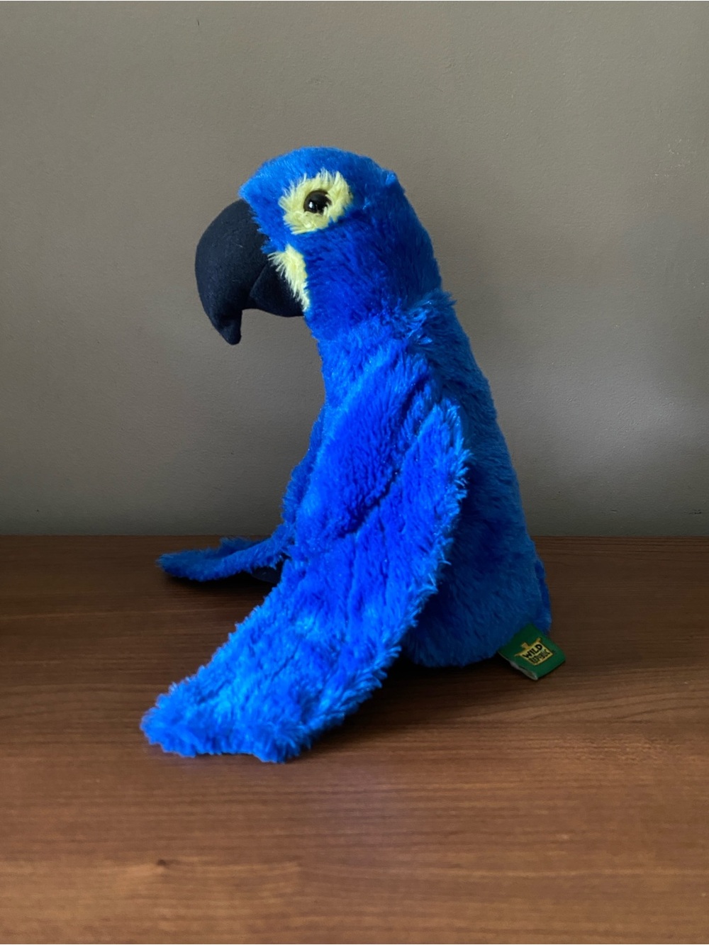 Wild Republic Bird Blue Macaw Plush Stuffed Animal Blue